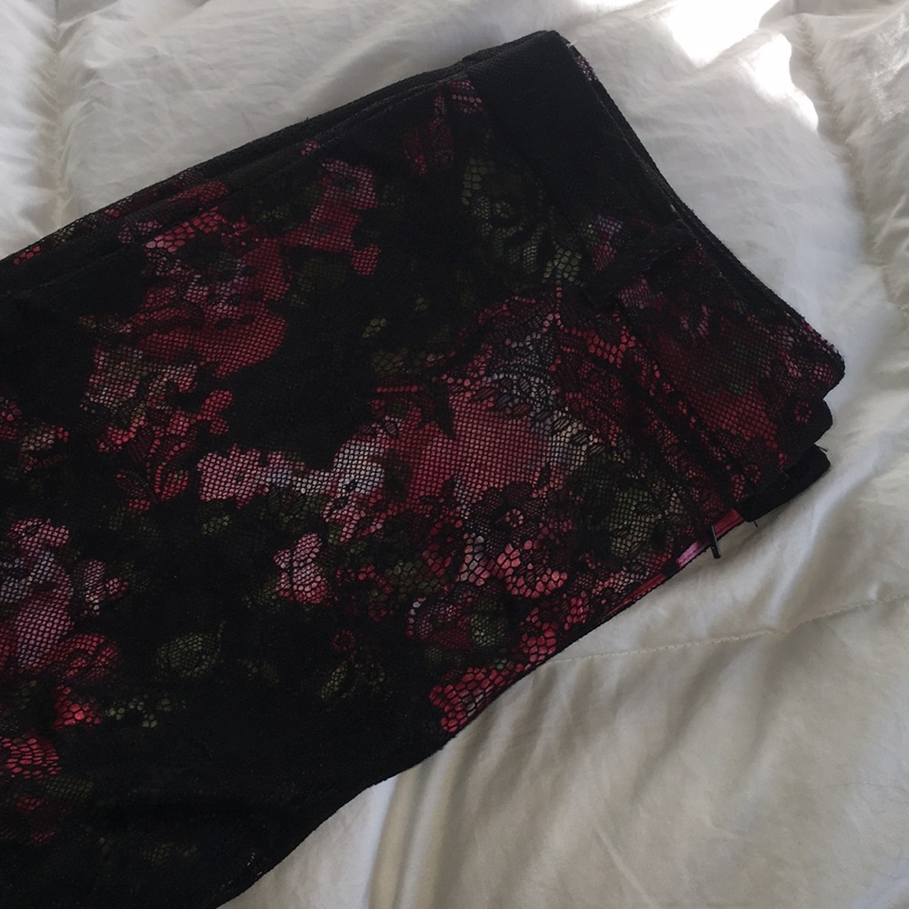 Lace Ankle Dress Pants